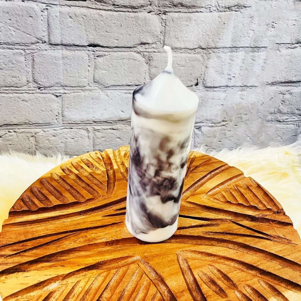Tie Dye Pillar Candle 9oz High End Luxury